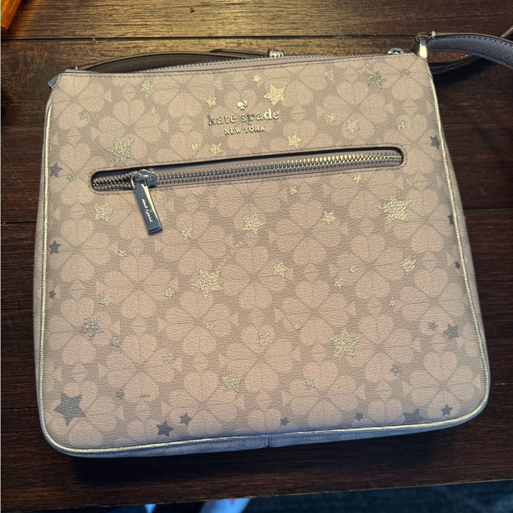 Kate Spade Metallic Star Zip Pouch